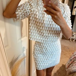 Lulus skirt set 2 piece outfit